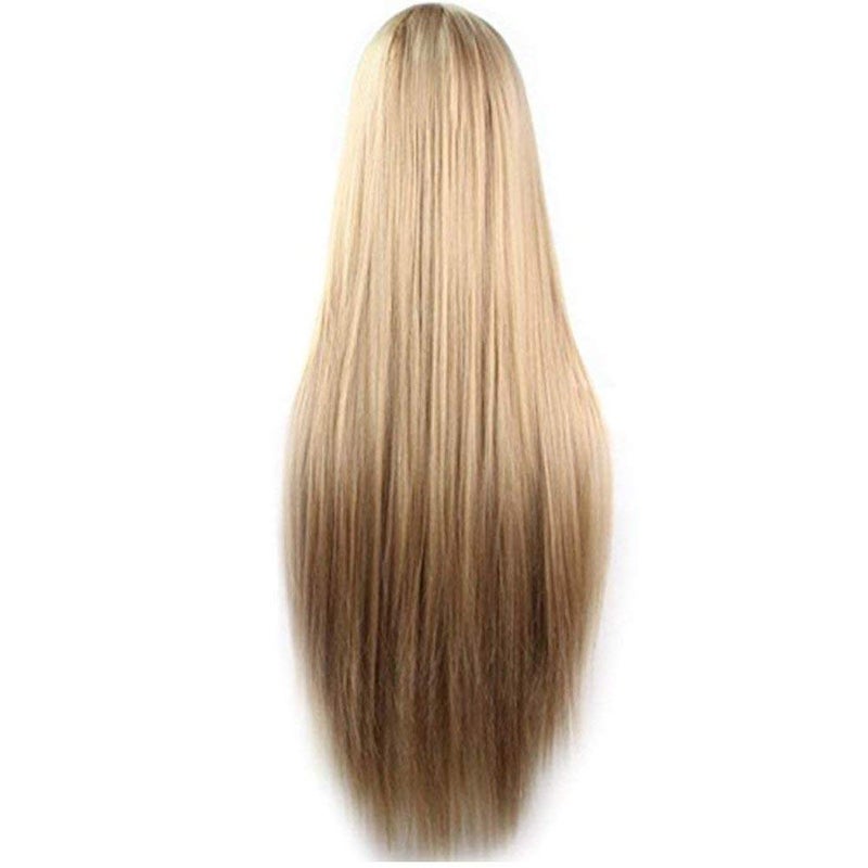 Rbenxia 32 Womens Cosplay Wig Hair Wig Long Straight Costume Party Full Wigs Light Brown