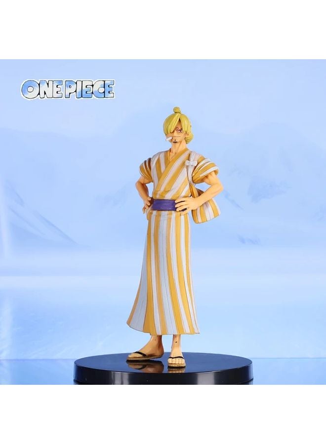 Kimono Sanji One Piece Anime Figure Statue Collectible Home Car Decor Gift - Image 5