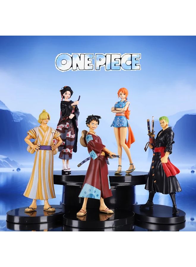Kimono Sanji One Piece Anime Figure Statue Collectible Home Car Decor Gift - Image 1
