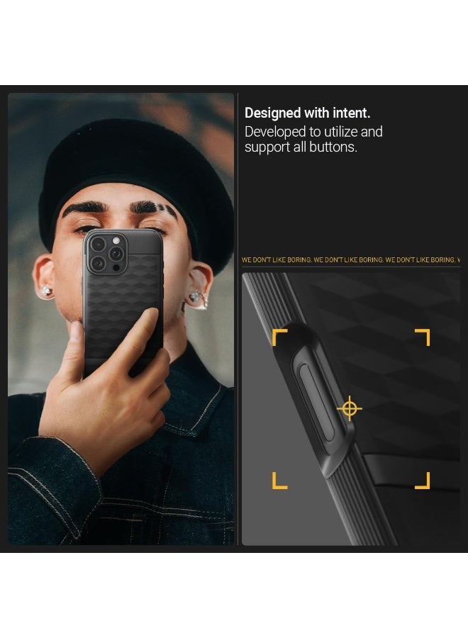 Caseology Parallax Mag for iPhone 16 Pro MAX MagSafe Case Cover Mil Grade - Matte Black - Image 4