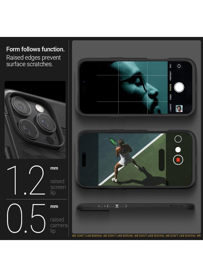 Caseology Parallax Mag for iPhone 16 Pro MAX MagSafe Case Cover Mil Grade - Matte Black - Image 5