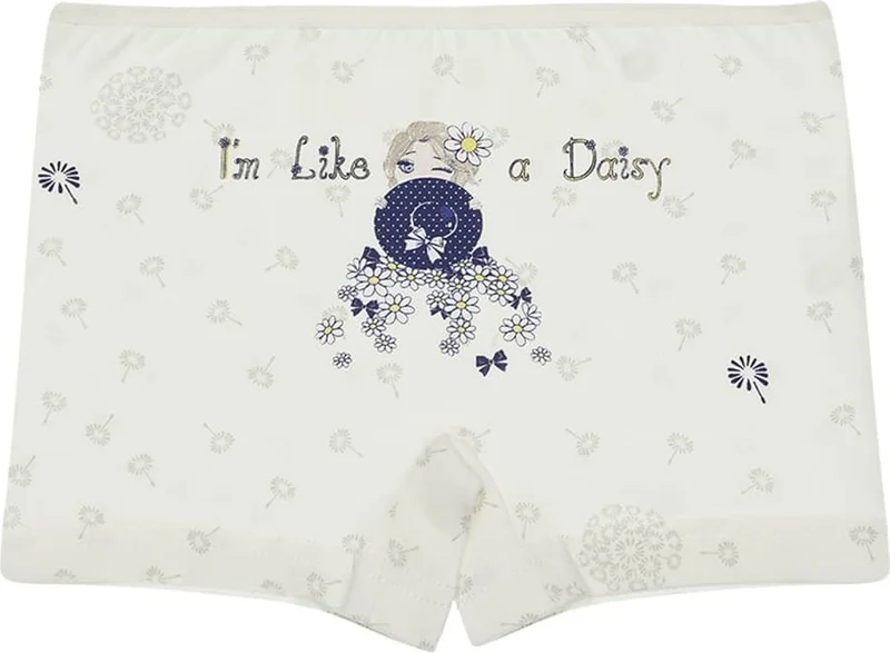 Donella 10 Pcs Colored Daisy Printed Girl's Shorts - 421311B