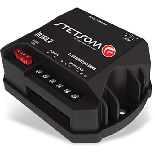 Stetsom IR 160.2 RCA 2 Ohms Compact Digital Multi-Channel Amplifier, IRON LINE, 160 Watts RMS 160x2, 2Ω Stable, Digital Car Audio Amp, Full-Range Sound Quality, Crossover, Factory Player Audio Adapter - Image 4