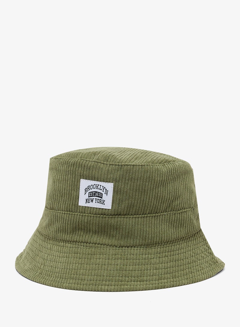 Seventy Five Corduroy Bucket Hat With Brookyln Patch - Image 1