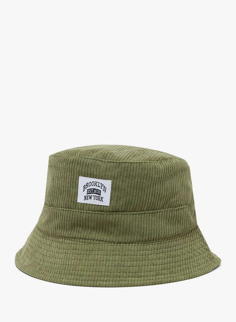 Seventy Five Corduroy Bucket Hat With Brookyln Patch