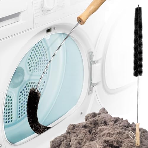 Holikme Dryer Vent Cleaner Kit - Household Cleaning Supplies, Dryer Lint Brush, Refrigerator Long Coil Brush, Flexible Lint Remover, Removing Dust and Pet Hair - Image 1
