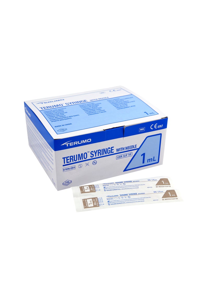 Terumo 1ml Tuberculin Syringe with neeedle 26G x 1/2 (0.45 x 13mm) - Image 3