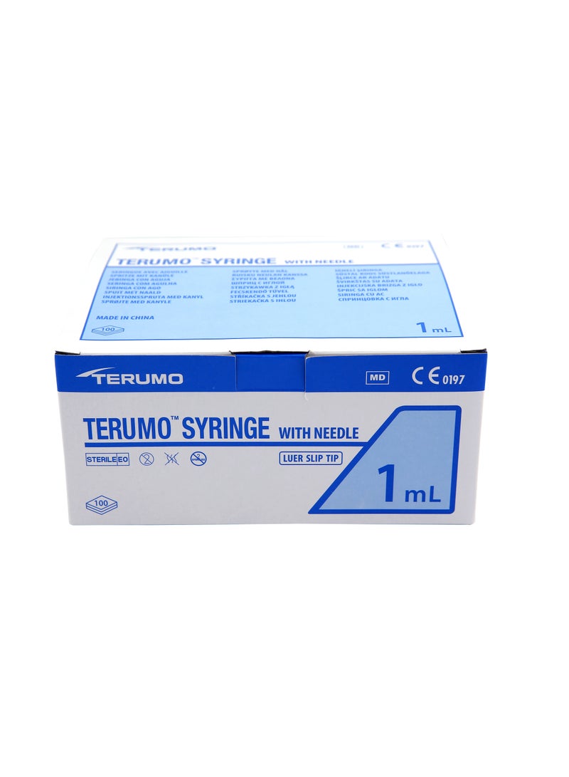 Terumo 1ml Tuberculin Syringe with neeedle 26G x 1/2 (0.45 x 13mm) - Image 4