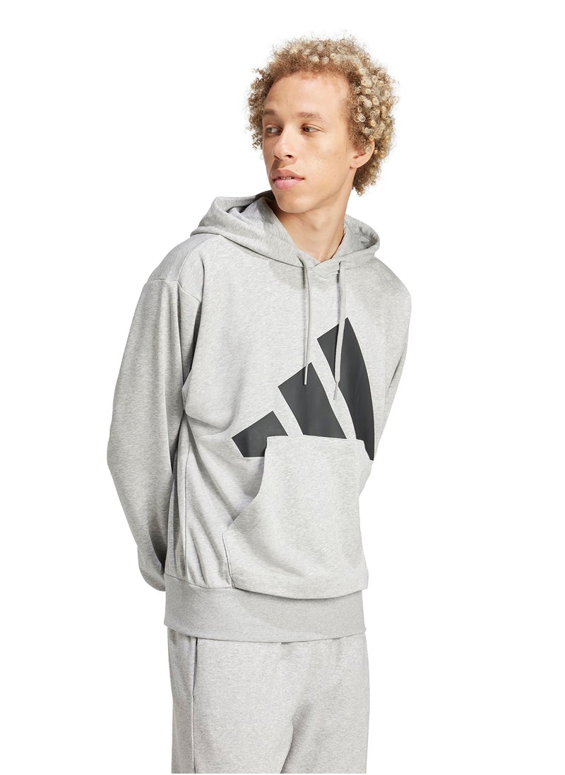Adidas Essential Big Logo French Terry Hoodie  - Image 5