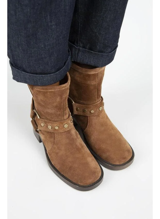 Manijero  (Lukka) Women's Genuine Leather Biker Toe Boots. for Women | Best Price UAE