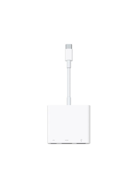 USB-C to HDMI Multiport Adapter with HDMI 4K@60Hz Output USB 3.0 Port and USB-C Charging Port Type-C to Digital AV Hub for Apple iPhone 15 MacBook Pro/Air iPad Pro iMac Galaxy S22 More (White)