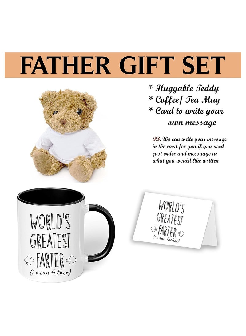 PRINTSHOP4ME Father's Day Gift - Special Teddy Bear for Dad - Gift for dad-Gift From Daughter to father-Best Dad Ever Gifts - Greeting Card Gift for dad - Fathers Day mug  - Image 3