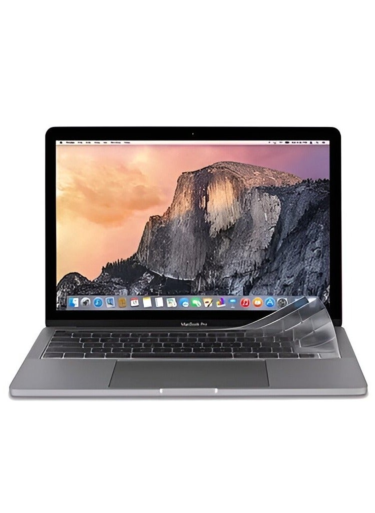 دبليو اي دبليو يو Ultra Thin Keyboard Cover Protector Compatible with New 13'' Air  Keyboard  Film(2017/201 8/2019/2021)  A1932 Clear - Image 2