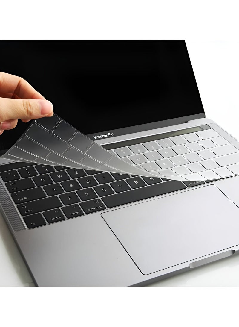 دبليو اي دبليو يو Ultra Thin Keyboard Cover Protector Compatible with New 13'' Air  Keyboard  Film(2017/201 8/2019/2021)  A1932 Clear - Image 1