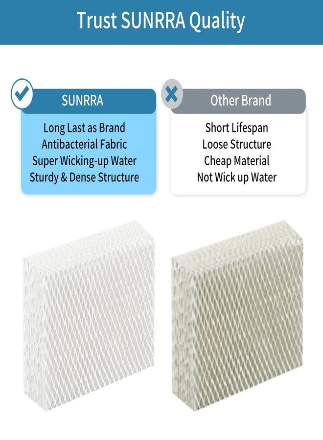 SUNRRA 6 Pack WF813 Humidifier Filters Replacement Compatible with Equate EQWF813 PCWF813, Relion RCM832 RCM-832N, Protec RWF813 EQ-2119-UL PCCM-832N Cool Mist Humidifiers Wick Filter, Long-Last - Image 3