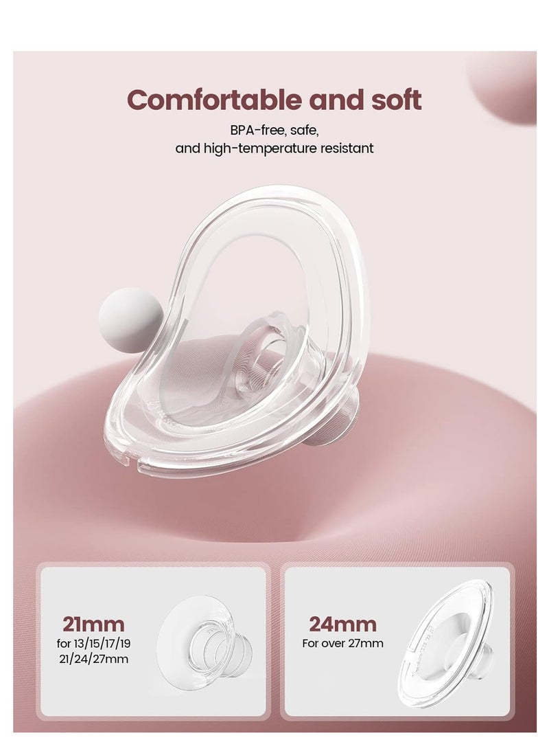 ARCOON - ARCOON Women's Hands-Free Breast Pump - Wearable Breast Pump with Comfortable Baby Mouth for Pain-Free Feeding - Portable Electric Pump with 4 Modes and 9 Levels - Compact and Convenient Wireless Pump White - Image 1