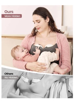 ARCOON ARCOON Women's Hands-Free Breast Pump - Wearable Breast Pump with Comfortable Baby Mouth for Pain-Free Feeding - Portable Electric Pump with 4 Modes and 9 Levels - Compact and Convenient Wireless Pump White  - Image 5