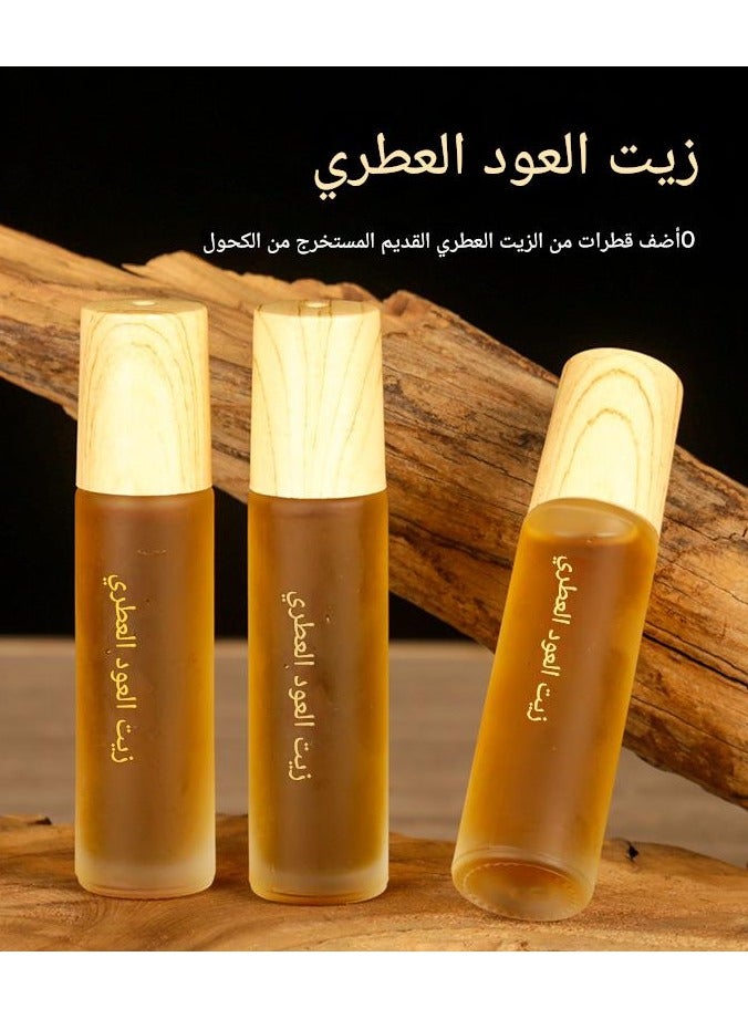 Natural agarwood essential oil sandalwood essential oil 10 ml small package is easy to carry, universal perfume for men and women, long-lasting aromatherapy in the car - Image 4