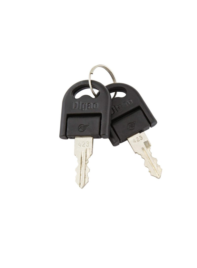 Double Turn, Chrome Plated Drawer Lock, 32mm, Steel  - Image 3
