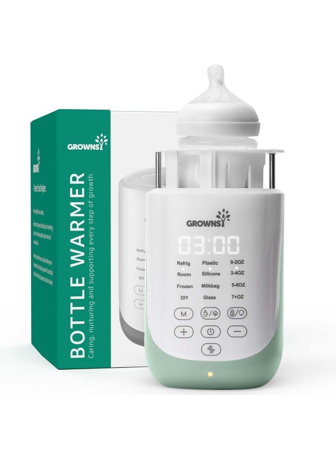 GROWNSY GROWNSY Nutri Bottle Warmer with Innovative Auto-Lift Feature, 10-in-1 Fast Baby Bottle Warmer with Night Light, Retain Nutrients Milk Warmer for All Bottles  - Image 1