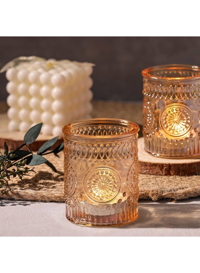 DARJEN Gold Votive Candle Holders Set of 36- Glass Candle Holders Bulk for Table Centerpiece, Tea Lights Candle Holders for Wedding Shower, Party, Home Decor - Image 5
