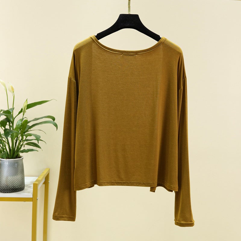 Women's Modale UV Protection Cardigan, Long Sleeve, Summer Thin Knit - Image 4