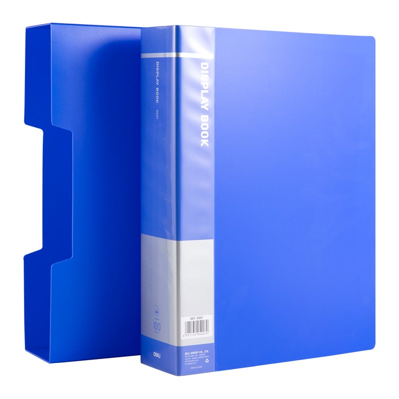 Deli E5007 Display Book, A4-100pages, Assorted - Image 3