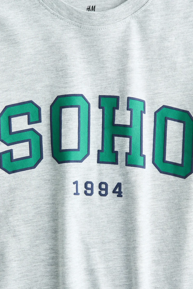 H&M Printed cotton T-shirt