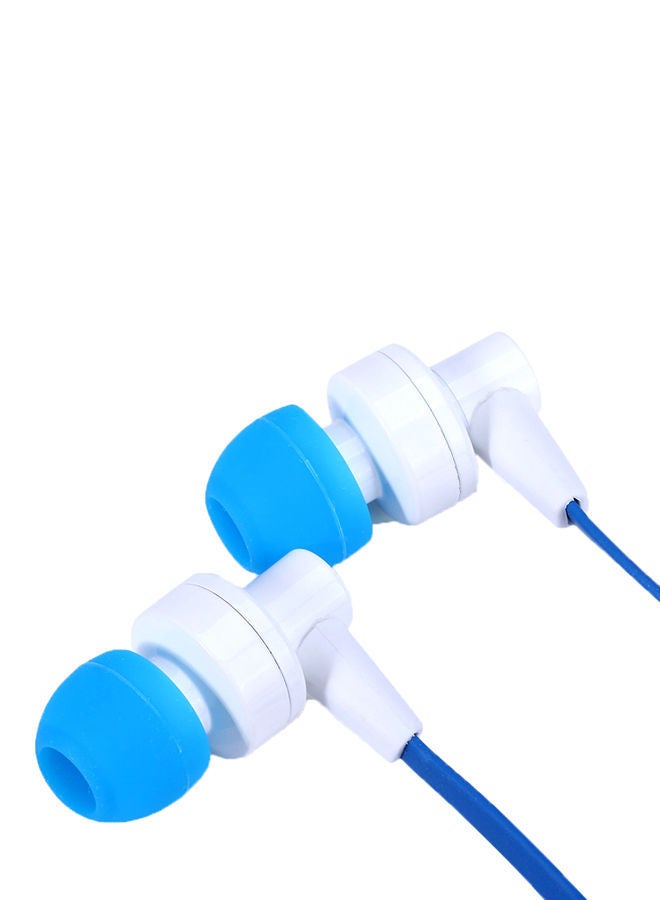 NIBEMINENT In-Ear Earphones With Mic Blue/White