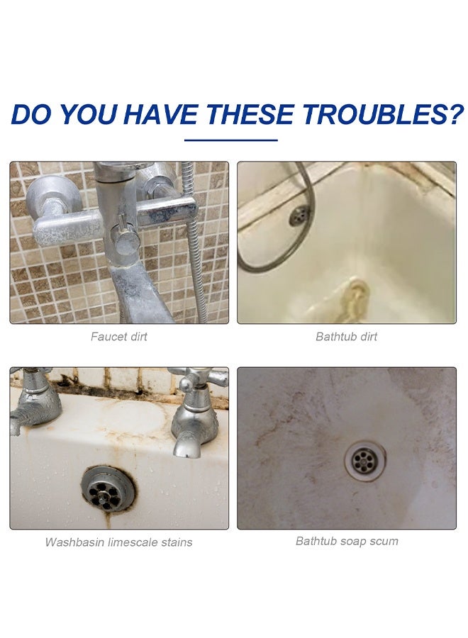 جوي فيش رذاذ رغوة مزيل للترسبات في الحمام، منظف للبقع العنيدة، منظف للبقع العنيدة، فقاعات متعددة الاستخدامات للمرحاض والمطبخ والسيارة والسجاد وأنواع الأرضيات، 60 مل - Image 3