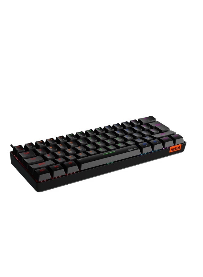 Meetion 60% Wired Mechanical Gaming Keyboard, USB, Black – Model MT-MK005-A-UAR - Image 4