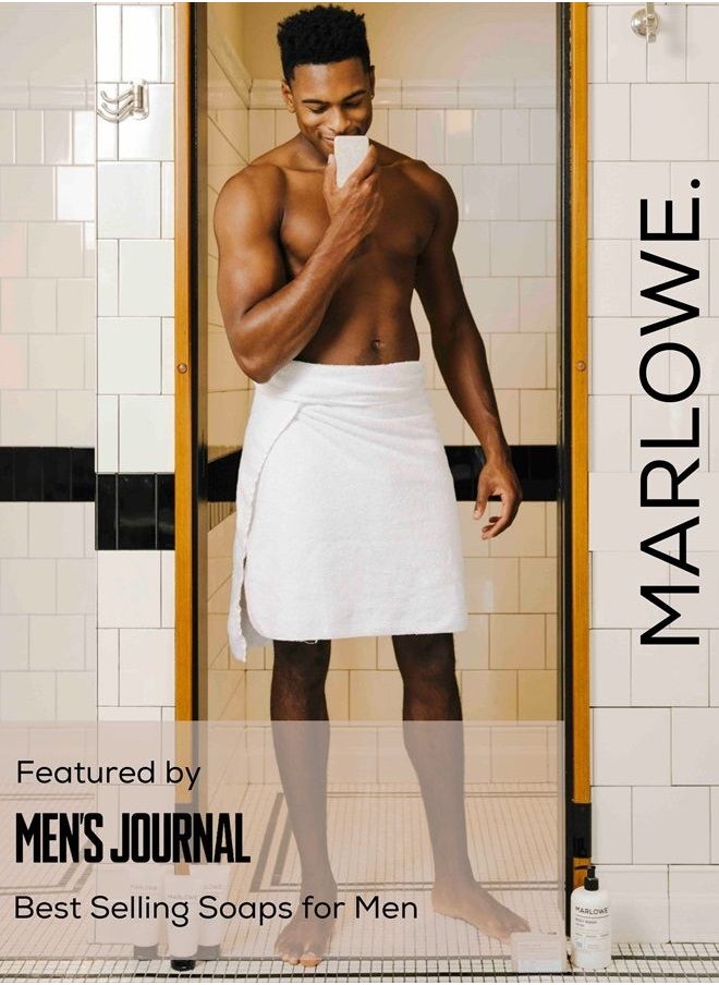 MARLOWE. M BLEND MARLOWE. No. 102 Men's Body Scrub Soap 7 oz | Best Exfoliating Bar for Men | Made with Natural Ingredients | Green Tea Extract | Amazing Scent  - Image 5