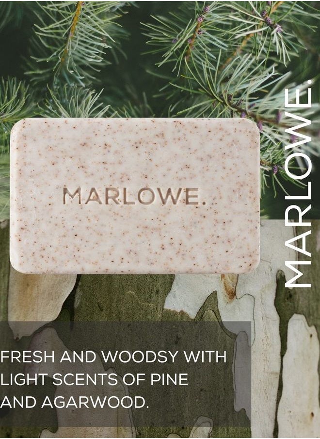 MARLOWE. M BLEND MARLOWE. No. 102 Men's Body Scrub Soap 7 oz | Best Exfoliating Bar for Men | Made with Natural Ingredients | Green Tea Extract | Amazing Scent  - Image 4