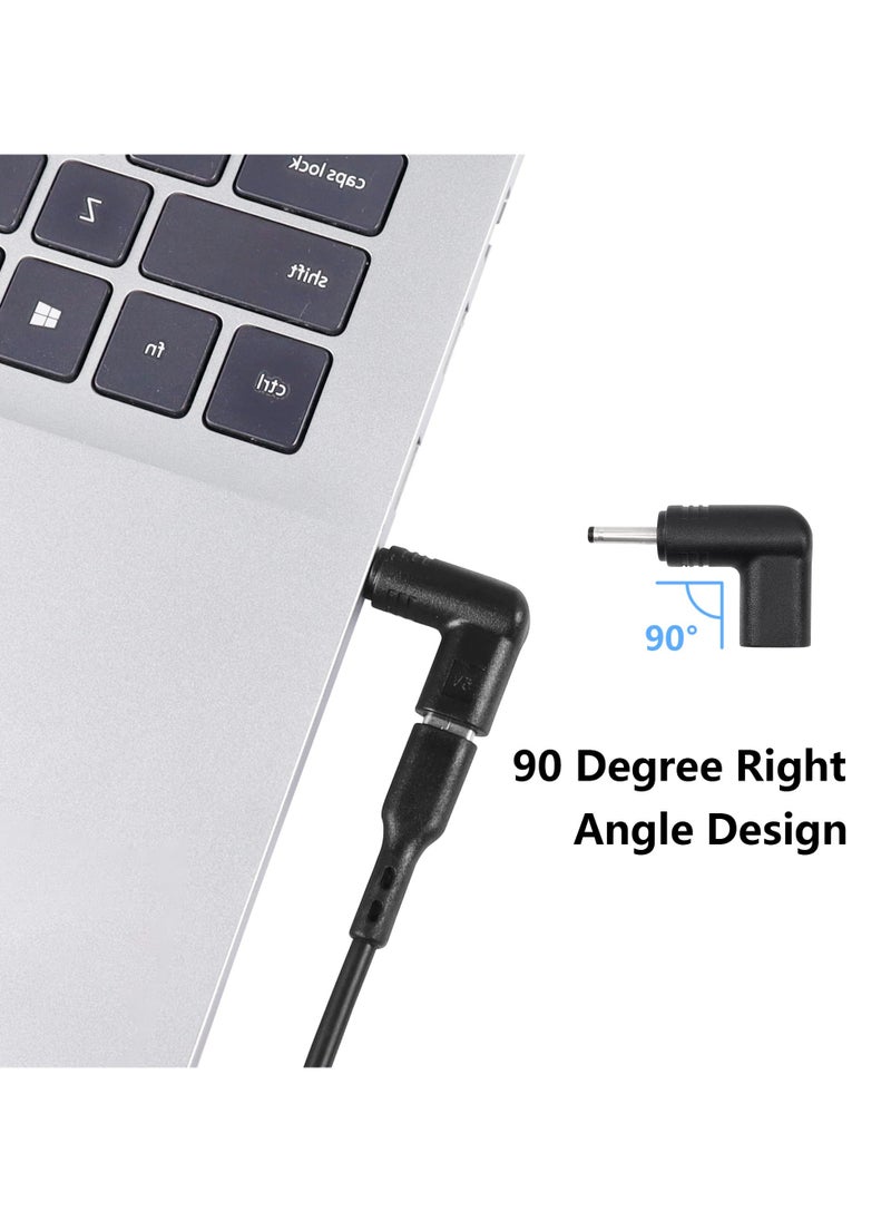 SANMUGEED - USB 3.1 Type C Female to DC Male Adapter, 90 Degree Angled USB C to DC 9V PD Emulator Trigger Charging Adapter Plug for Laptop、Router、Mobile Power Supply Charger Connector - Image 1