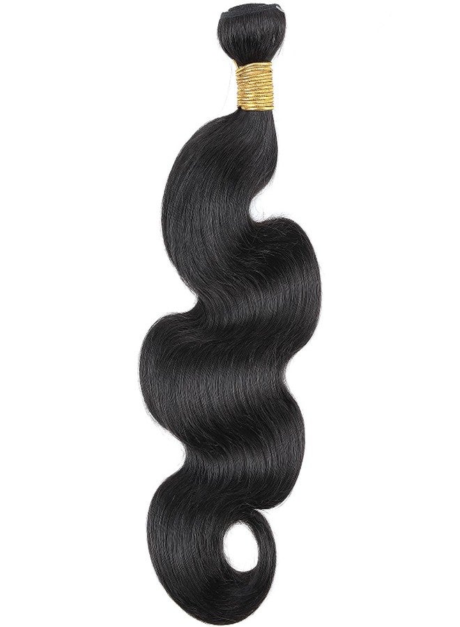 AUTTO Brazilian Human Hair Bundles Body Wave Human Hair Single Bundle 10inch 100% Unprocessed Virgin Human Hair Body Wave Raw Quick Weaves Deals Natural Black - Image 5