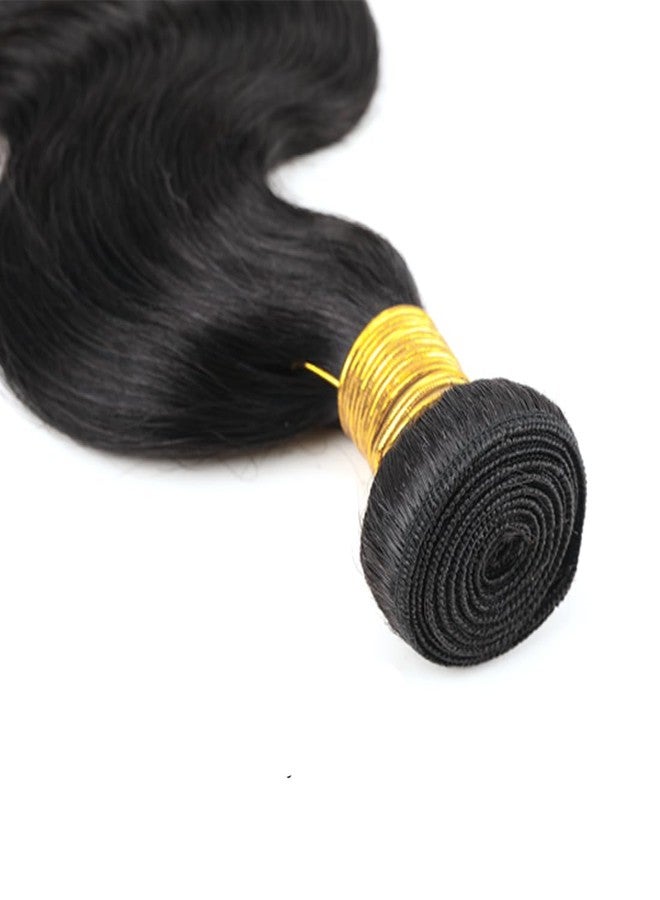 AUTTO Brazilian Human Hair Bundles Body Wave Human Hair Single Bundle 10inch 100% Unprocessed Virgin Human Hair Body Wave Raw Quick Weaves Deals Natural Black - Image 4