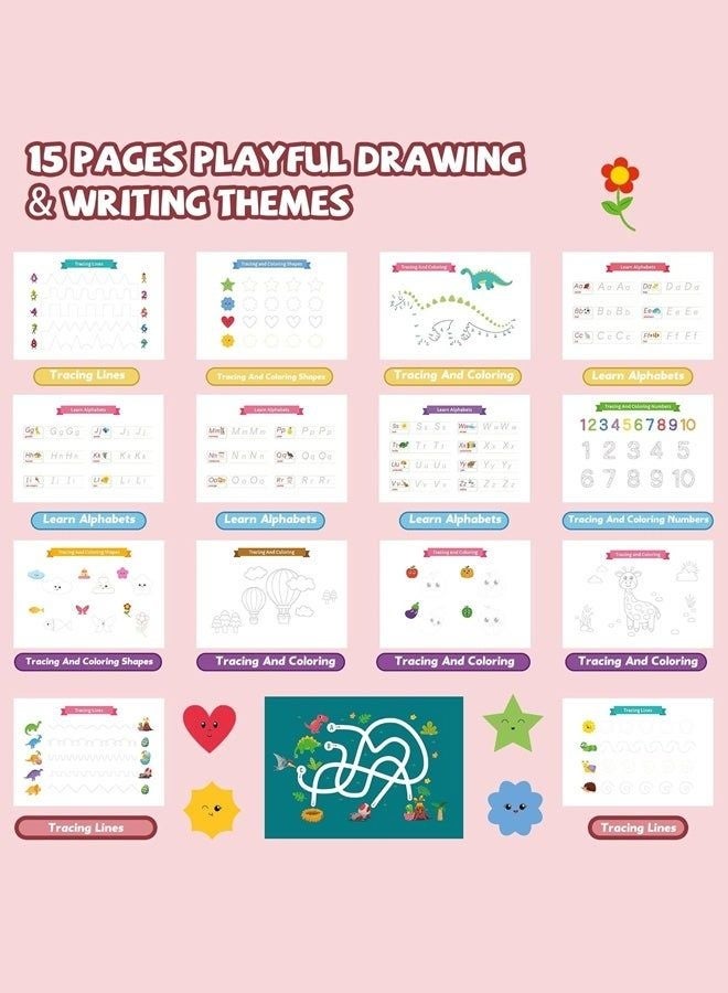 Prime Choice Human Body Busy Book for Toddlers 3-6 Years, Montessori Preschool Learning Activities, Anatomy & Body Parts Educational Quiet Book, Reusable Sticker Learning Book with 8 Washable Markers for Early Education - Image 4