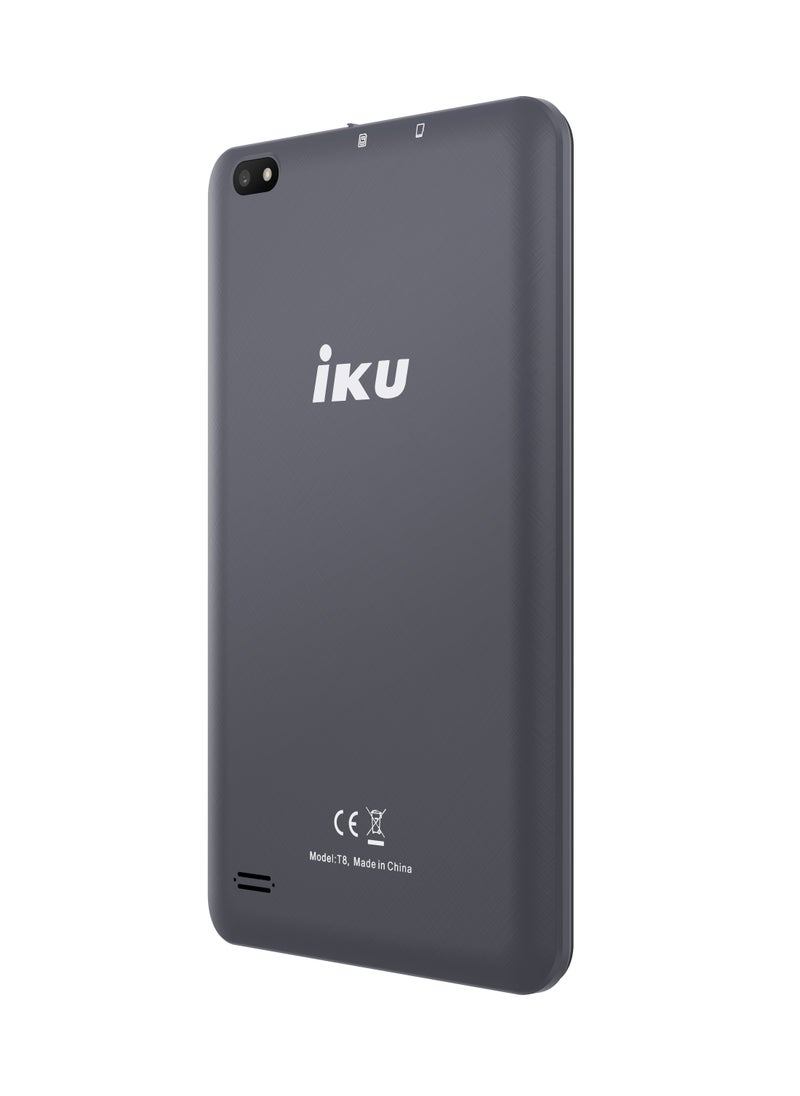 IKU T8 tablet 8 Inch, 2GB RAM, 16GB, 4G - Grey  - Image 3
