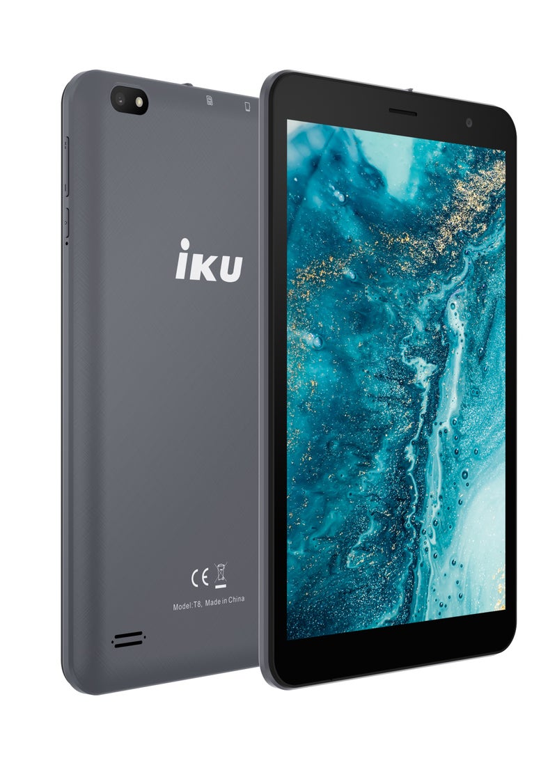 IKU T8 tablet 8 Inch, 2GB RAM, 16GB, 4G - Grey  - Image 1