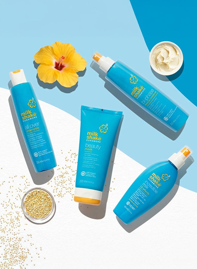 Milk Shake Sun & More All-Over Shampoo with Argan Oil & UV Filters - Gently Cleanses Hair & Body, Removes Salt & Chlorine while Protecting from Sun Damage (250 ml) - Image 5