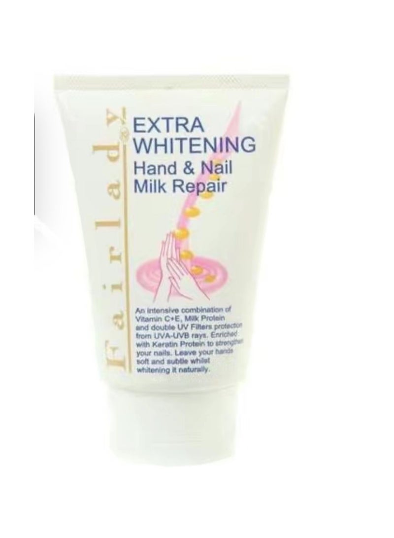 Generic extra whitening hand and nail milk repair 