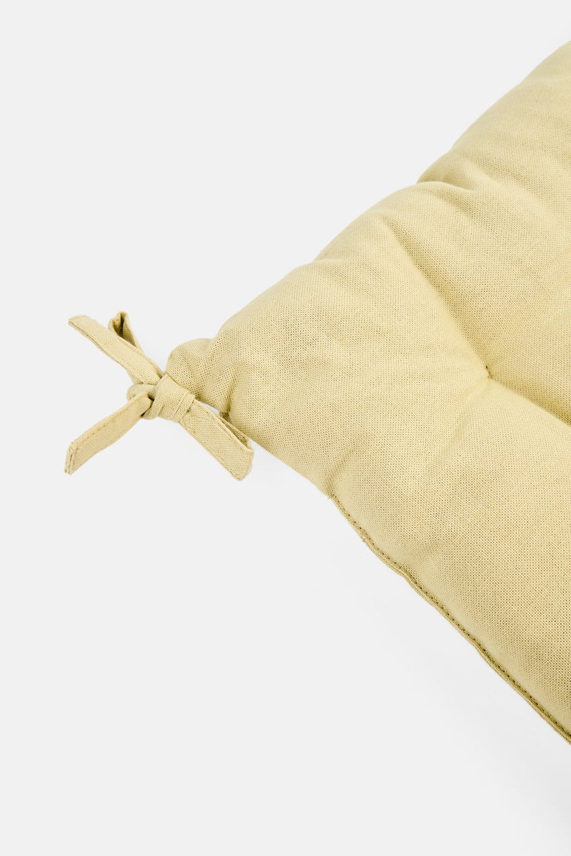 Muy Mucho Organic Cotton Chair Cushion 40 x 40 cm, Sage Green  - Image 3