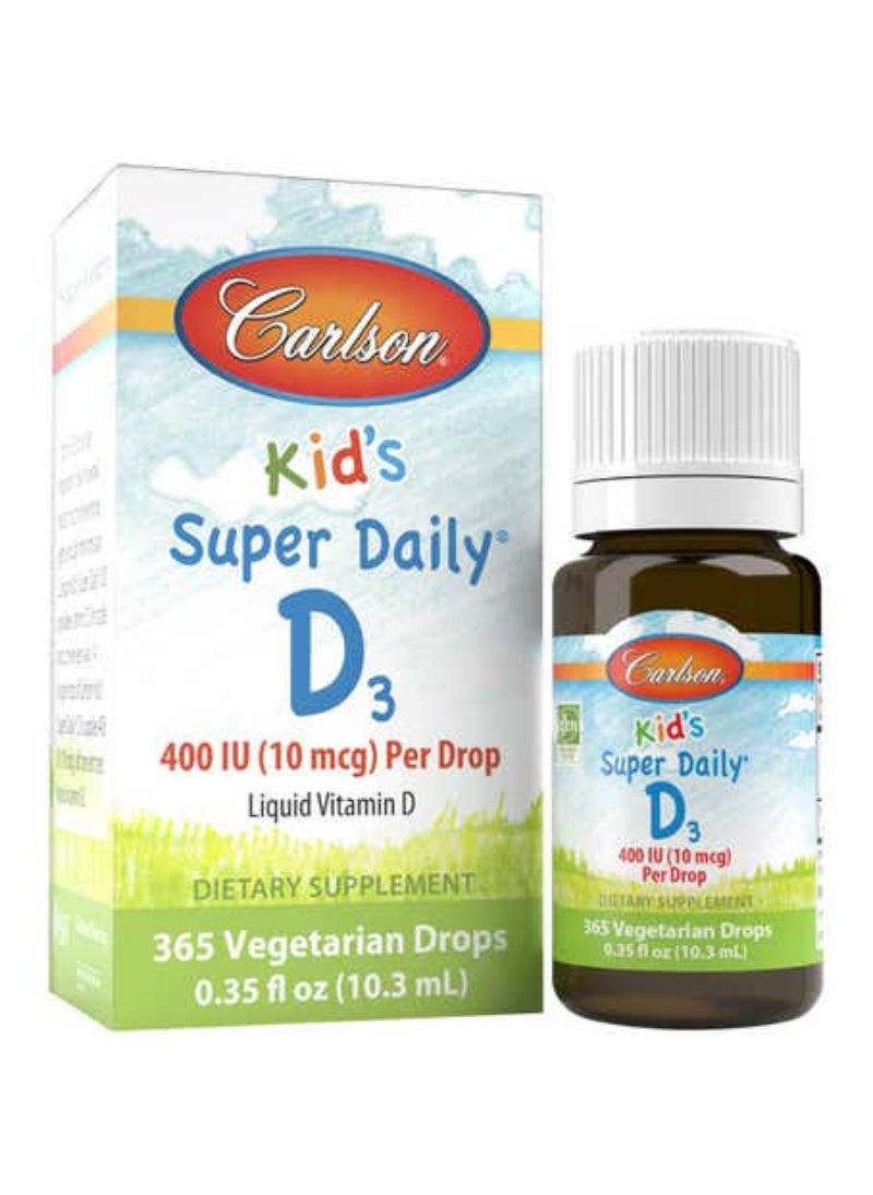 Carlson Kid's Super Daily Vitamin D3 400 IU Drops 10.3 ml