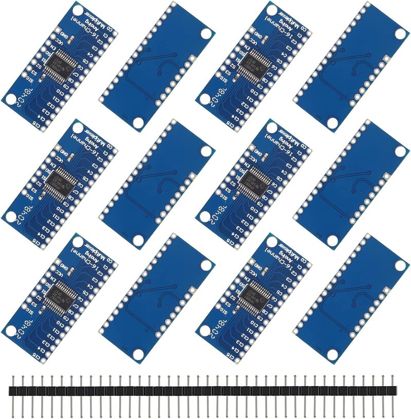 UMLIFE 12pcs CD74HC4067 CMOS 16 Channel 16 CH Digital Analog Multiplexer Breakout Module for Arduino  - Image 1
