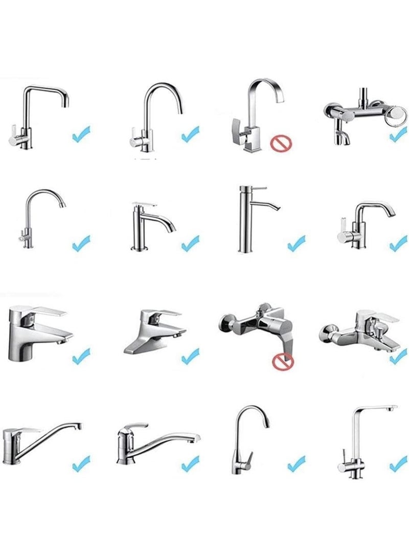 Fanski 2 PCS 360 Degree Swivel Faucet Aerator Deluxe Water Saving Faucet Sprayer Water Saving Bubbler Pressurized Faucet Filter Kitchen Accessories - Image 4