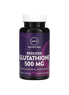MRM Nutrition MRM Nutrition, Reduced Glutathione, 500 mg, 60 Vegan Capsules  - Image 1