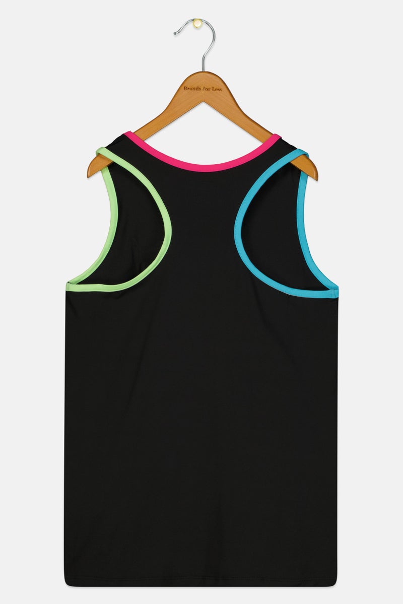 PUMA Kids Girl Sportswear Fit Sleeveless Training Top, Black - Image 3