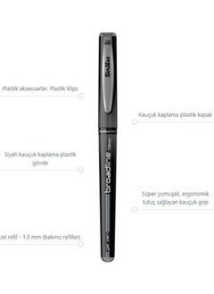 Black Signature Pen 1.0mm 1 Piece Signature Pen Pilot 1.0 mm Thick Tip Pen Fast Drying Gel Ink - pzsku/ZC05E131BA3048A8C1FEDZ/45/_/1725721433/a509c660-f198-4287-a174-71f1cec404c6