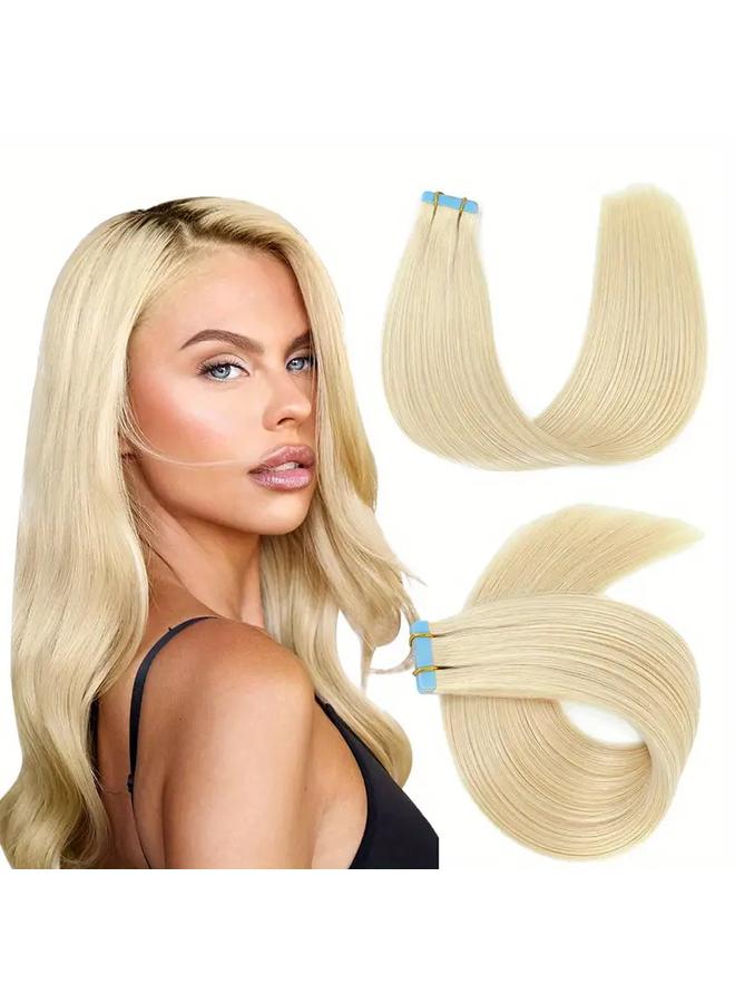 Bluejw Real Hair Seamless Hair PU Wig Film Hair Real Hair Silk Hair Extensions Tape In Hair - Image 1