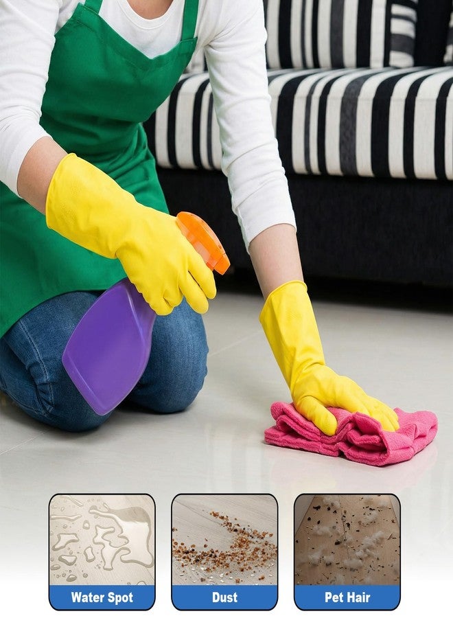 PercyEffie 20 Pcs Reusable Duster Refills, 360° Fleece Cleaning Pads for Ceiling Fans, Blinds & Furniture (Blue, Pink, Yellow, Green, Purple, 7.3 x 4.7 Inches - Image 5